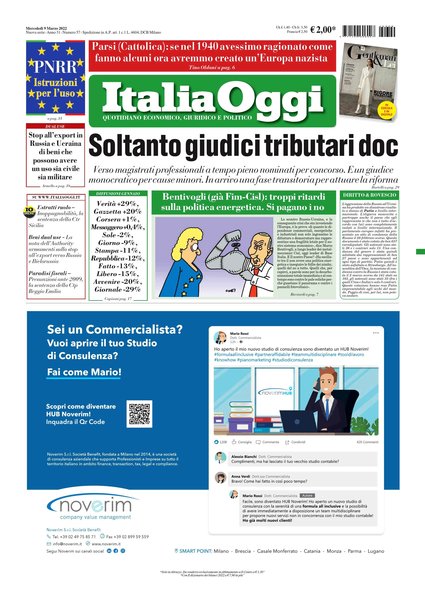 Italia oggi : quotidiano di economia finanza e politica